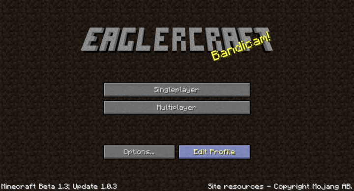 Minecraft beta 1.3 image did not loaded